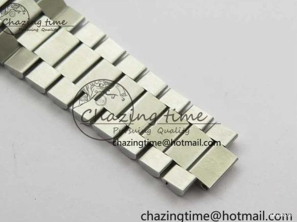 Bracelet Dial Fluted A2813 Markers Day SS Date 40mm Maker Bezel Best On SS Edition BP Arabic Blue 0727